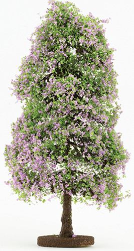 Dollhouse Miniature Lilac Bush, Large